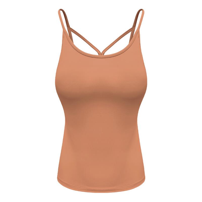 

Женская майка без рукавов с U-образной спиной для йоги, спортивный бюстгальтер, топ-майка S