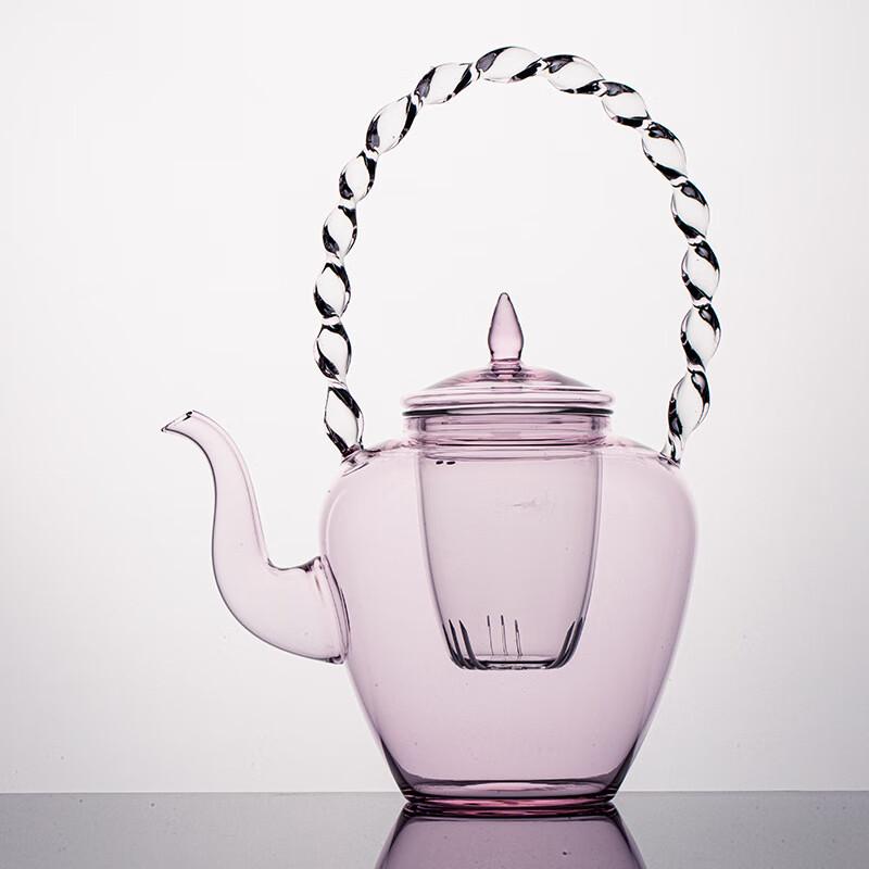 Diller Heat-Resistant Glass Teapot with Handle