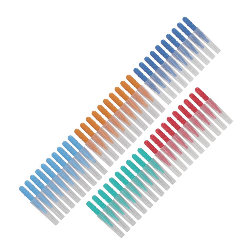 50 Pcs Tooth Interdental Brush for Oral Dental Health Teeth Cleaning Toothpick Cleaners