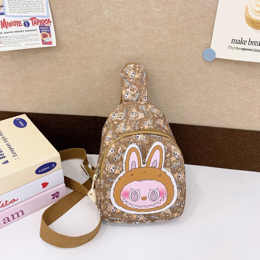 

Сумка через плечо, на грудь, с принтом, детская, мультяшная, для путешествий, для улицы