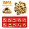 10Pcs/Set 16IR AG60 CNC Rts Blade Lathe Carbide Thread Cutting Turning Tool