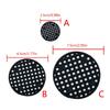 100Pcs Plant Pots Hole Mesh Pads Garden Flower Pots Mesh Mat Bonsais Bottom Grids Pads Round Drainage Mesh for Plant Pots