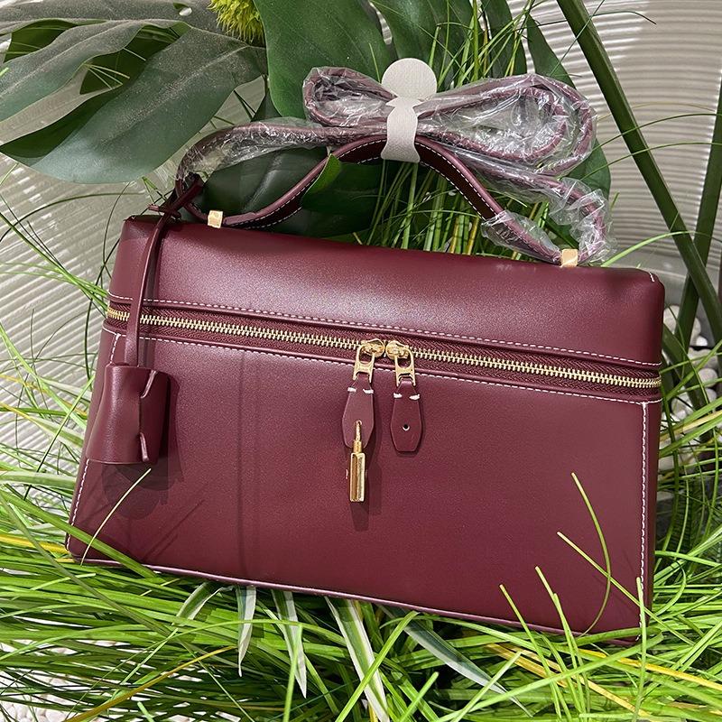 /cm Brotdosen-Tasche Premium-Leder-Box-Tasche Neue Retro-Rindsleder Schulter-Umhängetasche Handtasche Damen