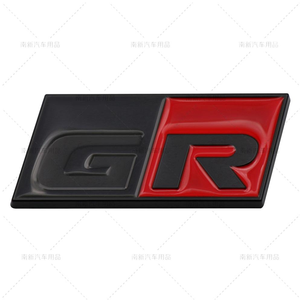 Car Sticker GR Sport Decal Front Hood Grille Emblem Badge for Toyota HV YARiS RZ RC RS Prius Lexus Harrier GRMN Logo Stickers