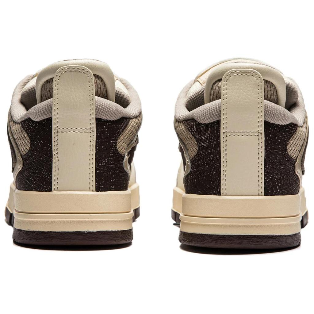 Li-Ning Fashion Versatile Non-Slip Wear-Resistant Low-Top Skate Shoes Women sneaker Brown AECU014-1