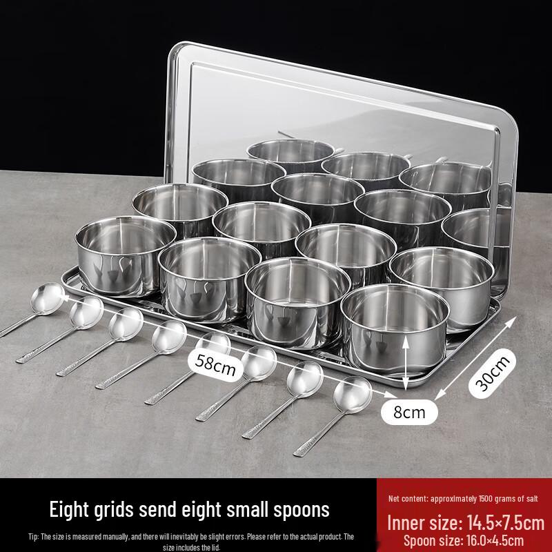 SaJiao 304 Stainless Steel Kitchen Spice Organizer