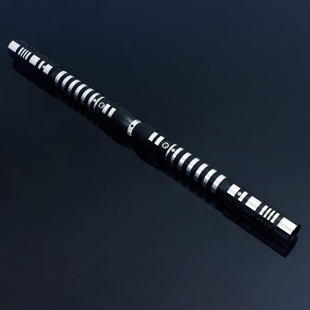 YDD Ghost Premium Force FX Black Series Lightsaber with 16 RGB Color Changes, Metal Aluminum Handle, and 3 Sound Modes for Adults, Perfect for