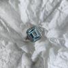 Silver Ring with Natural Topaz 3.232ct, Item Weight 3.82 G (2188315)