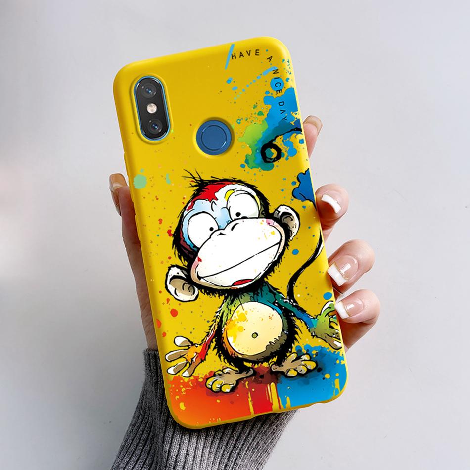 For Xiaomi Mi 8 6.21" Case Cute Bear Cartoon Cat Soft Silicone Shockproof Cover For Xiaomi Mi8 M1803E1A Bumper Phone Case Fundas