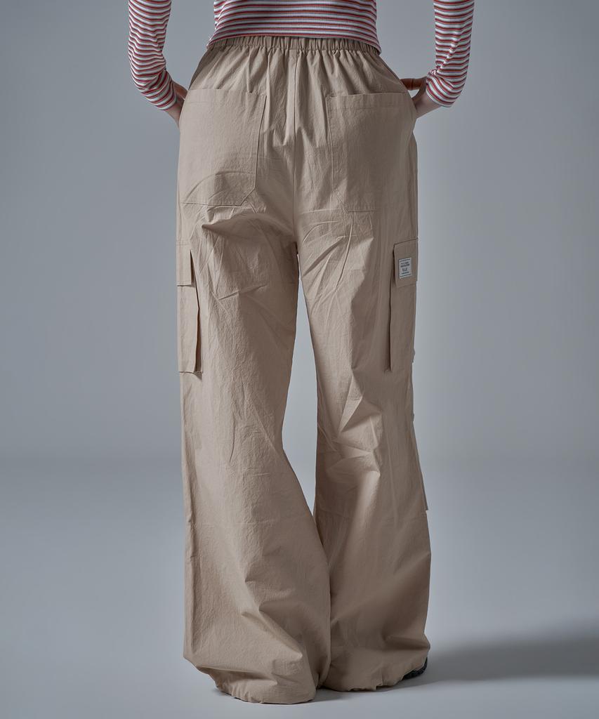 WAARFORWOMAN W1143 Cotton Banded Cargo_Beige