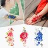 Waterproof Artificial Flowers Arm Shoulder Tattoo Stickers Flash Henna Tattoo Sticker