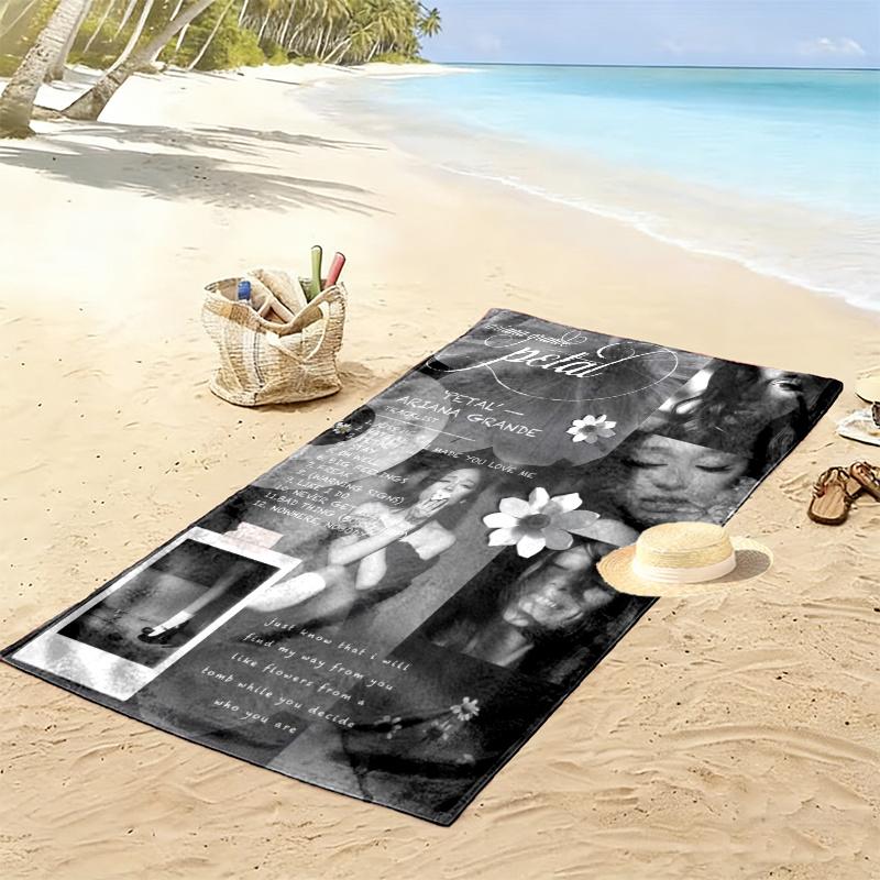 Ariana Grande Towel, Large Soft Quick Dry Towel for Beach Camping Swimming