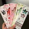 4pcs 0.5mm 2B Lead Automatic Pencil Kawaii Stationery Non-sharpening Pencil  School Office