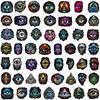 50PCS Terror Eyeball Cool Cartoon Graffiti Stickers DIY Phone Guitar Laptop Notebook Suitcase Cup Waterproof Sticker Kids Toy