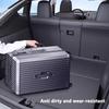 Full coverage Trunk Mat for Tesla Model Y Juniper 2025 2026 PU Leather Car Seat Backrest Anti - Kick Protective Pad Cargo Liner