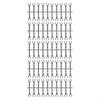 50 Hooks, Reusable Easy Install Double Locking Plant Tag Holders Clips for Plants