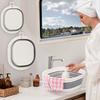 1pc Foldable Washbasin Laundry Buckets - Space-Saving Plastic Storage Containers for Dishes, Laundry, RV & Outdoor Travel