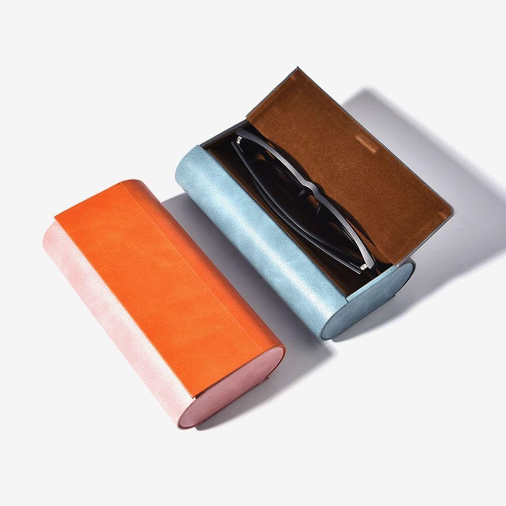 Scratch Resistant Double Layer Glasses Case PU Leather Sunglasses Storage Box Hard Glasses Case