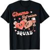 Chemo Infusion Nurse Groovy Valentine's Day Oncology Squad Cotton Men T Shirt