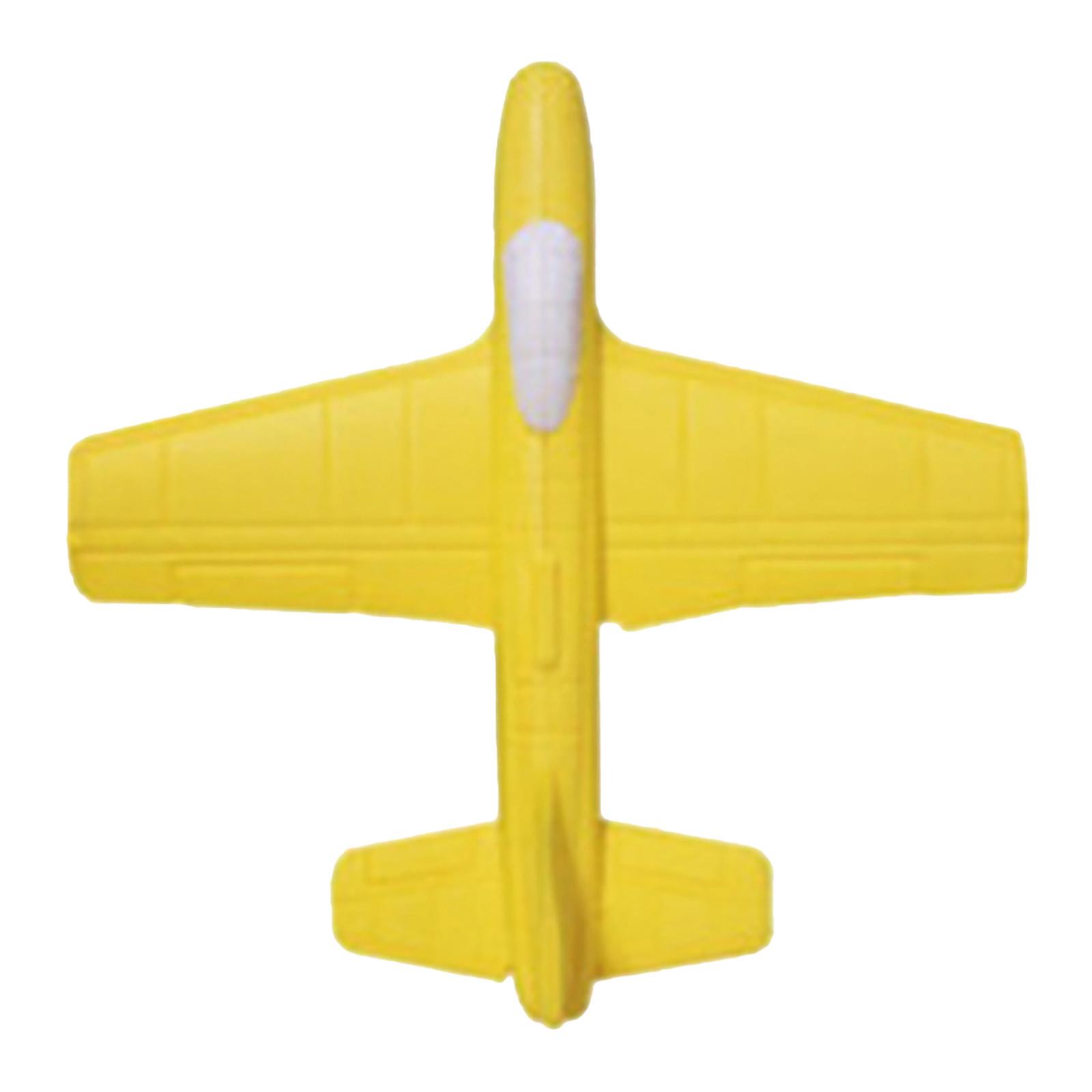

Пенопластовый планер, игрушечный ручной самолет, модель 17,5*17,5 см жёлтый