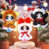 Anime Originale Le Superchicche Peluche Ciondolo Bambola Borsa Moda Ciondolo Fai da Te Mantello Staccabile Portachiavi Bambola Ragazza Peluche Giocattolo Regali