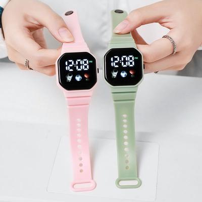 Led Children's Watch Sport Digital Watches Spaceman Silicone Strap Cute Electronic Wristwatch for Boys Girls Students Gift