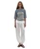 PARTIMENTO WOMEN Shirred Bustier Combination Top_Melange