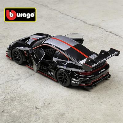 Bburago 1:24 Porsche 911 GT3 R Alloy Sports Car Model Diecast Metal Track Racing Car Vehicle Model High Simulation Kids Toy Gift