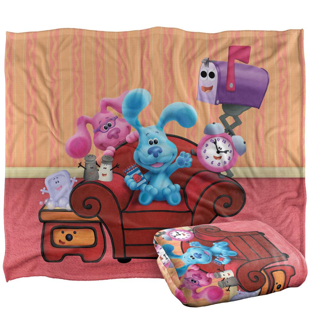 BlueÂ´s Clues Silky Group Supersoft Blanket
