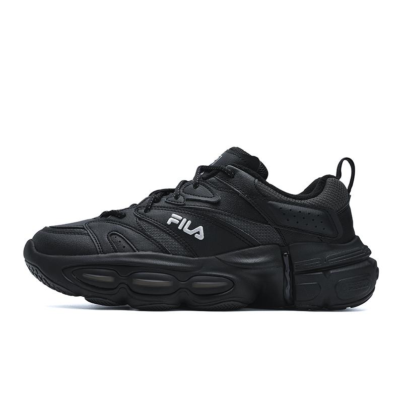 New FILA ET Wear resistant And Lightweight Low Top Casual Shoes Men's Black F12M512113FEL