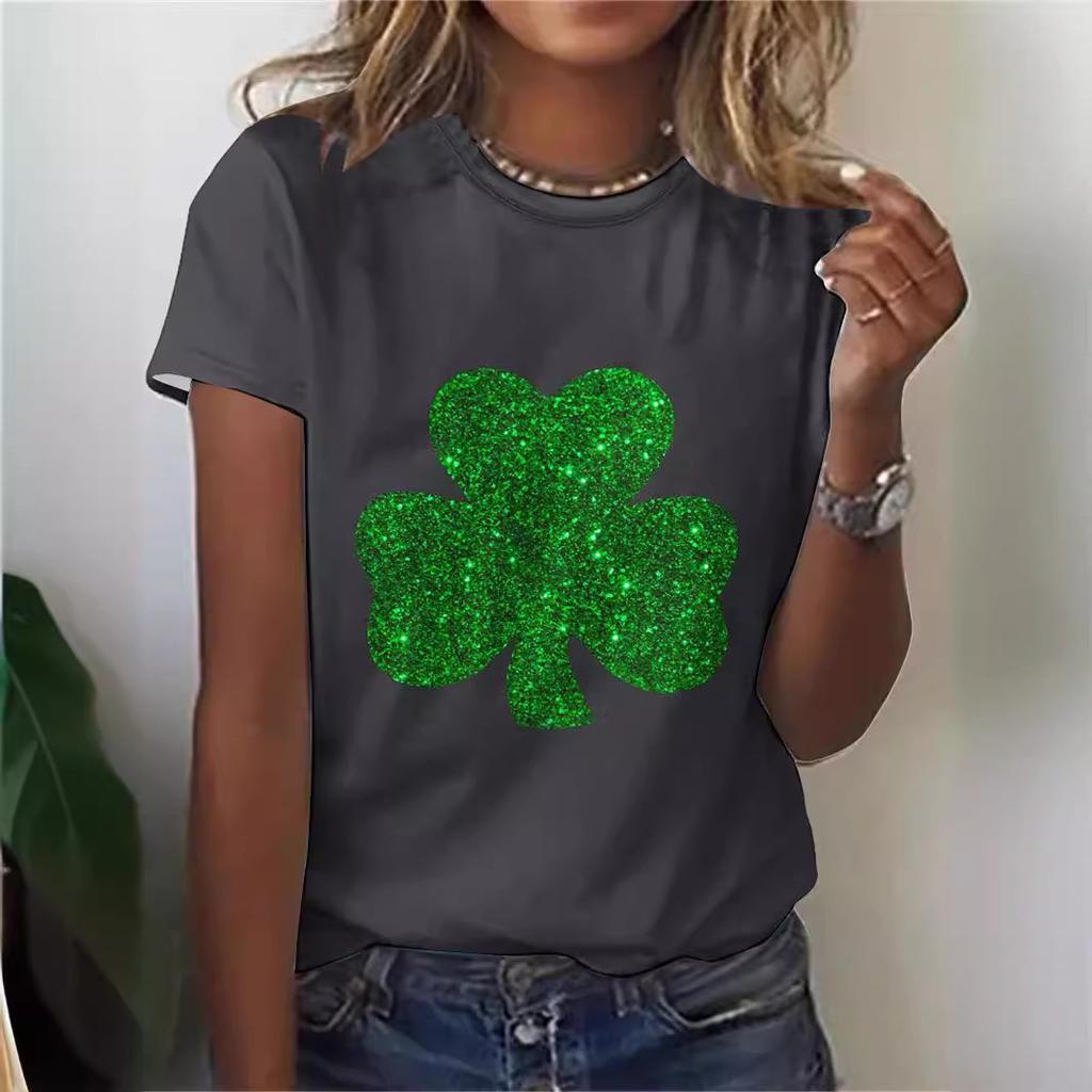 Women's T-shirt 3D Pattern Printed Casual Short Sleeved O-Neck Top Fashionable Street Women's Clothing