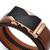 Male Automatic Buckle Belt Fashion Metal Alloy Waistband Genune Leather Luxury Belts for Men Business Luxury Designer Waist Belt