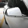 For Tesla Model 3 Y 2018-    2024 Carbon Fiber Car Accessories Rearview Mirror Cover Trim Side Wing Mirror Cap