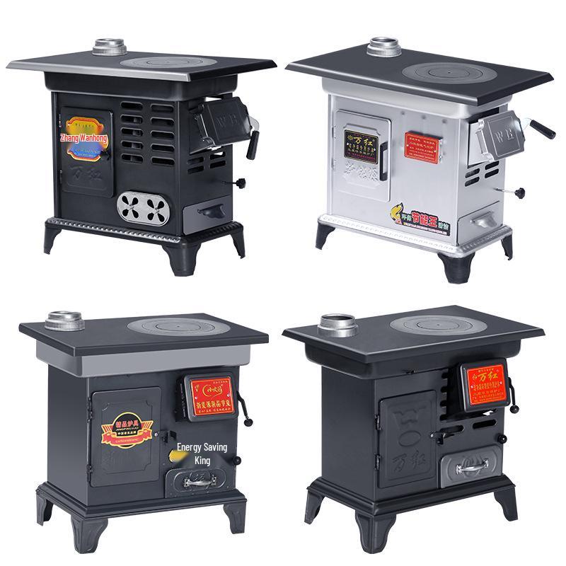 Dual-Use Smokeless Heating Stove for Firewood and Coal - Indoor Oven 