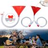Heavy Duty Double Head Beer Funnel with Valves for College Parties, Birthday, Carnival - Leak-Proof, High Capacity, No Spill