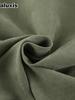 Autumn Vintage Green Casual Loose Waist Tapered Belt Temperament Commute Windbreaker Jacket for Women High-End Feeling