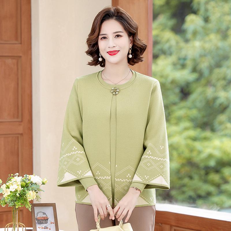 

Элегантный весенне-осенний кардиганный комплект для свадьбы мамы, для женщин среднего возраста 120 (130-150 jin)