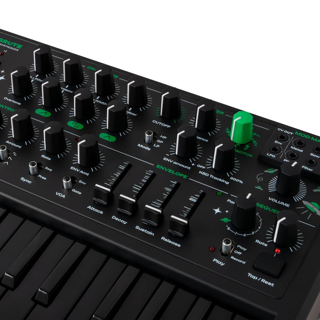 Arturia MicroBrute UFO Edition Analog Monophonic Synthesizer