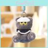 Kwon Ji Yong Plush Cat Keychain With Soft Short Pile For Girls Gift And Bag Decoration