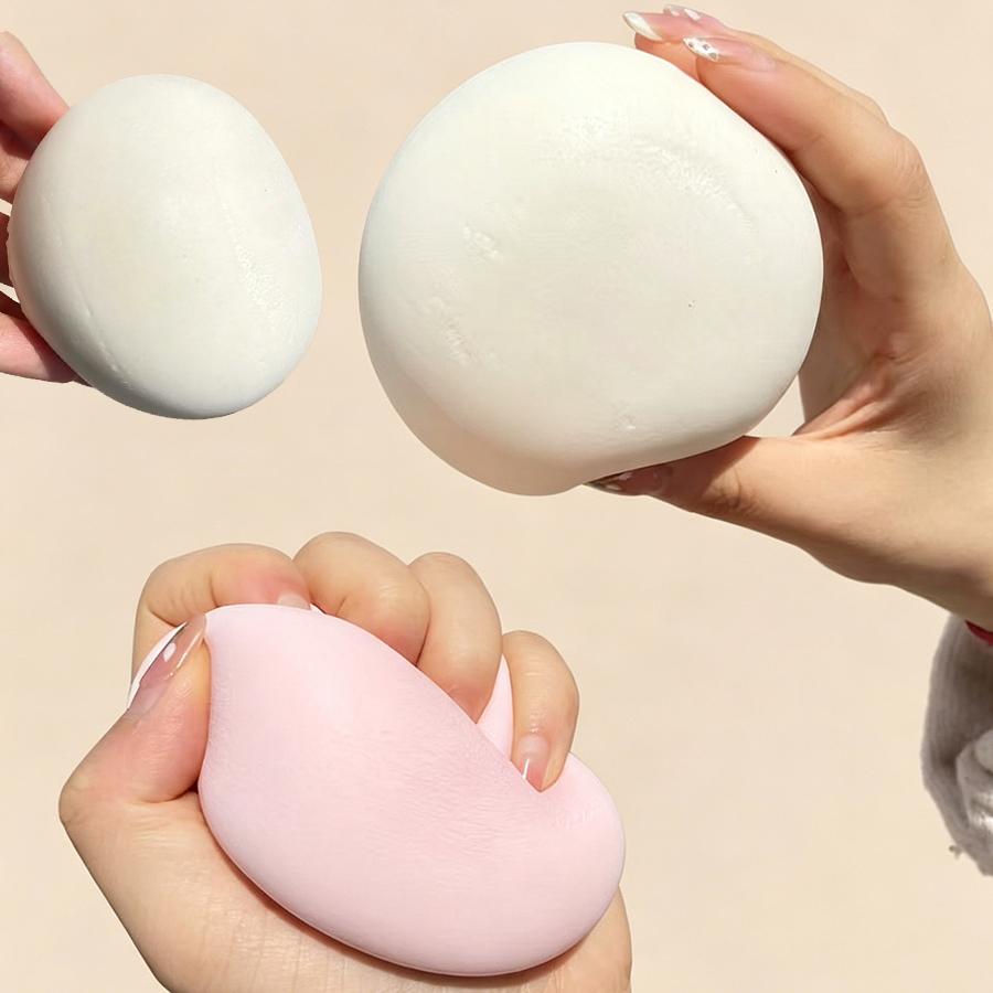 Fausse Nourriture Lait Pain Boule Squishy Jouets à Presser Montée Lente Soulagement du Stress Jouet Fidget Pain au Lait Boule à Presser Antistress pour Adultes