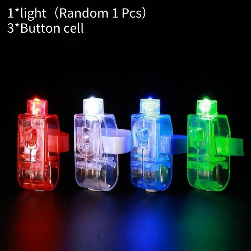 

Bright Led Finger Lights Vibrant Laser Rings Perfect For Parties And Celebrations 1 Pcs