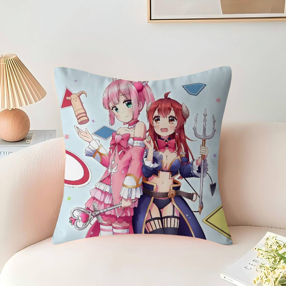 Anime T-The Demon Girl Next Door Ahorn Design Kissenbezug Fröhliche Herbsternte Dekor Feiertagsdekorati Kissenbezug