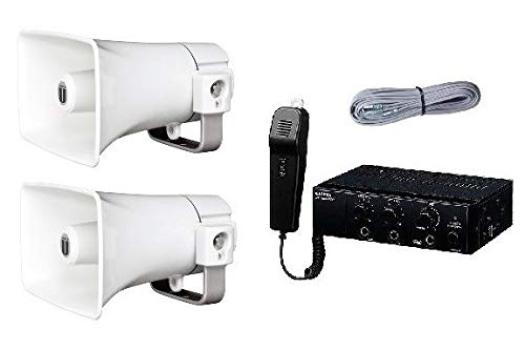 

UNIPEX 24V car only 20W car amplifier set NDA-204A+CK-231/15X2+LS-404