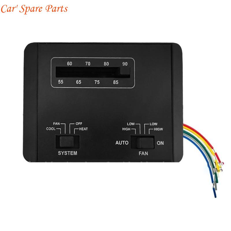 

Y4UA Air Conditioning Single Stage Operations Heat And Cool Control Thermostat Suitable For Motorhomes Air Conditioner Units чорний