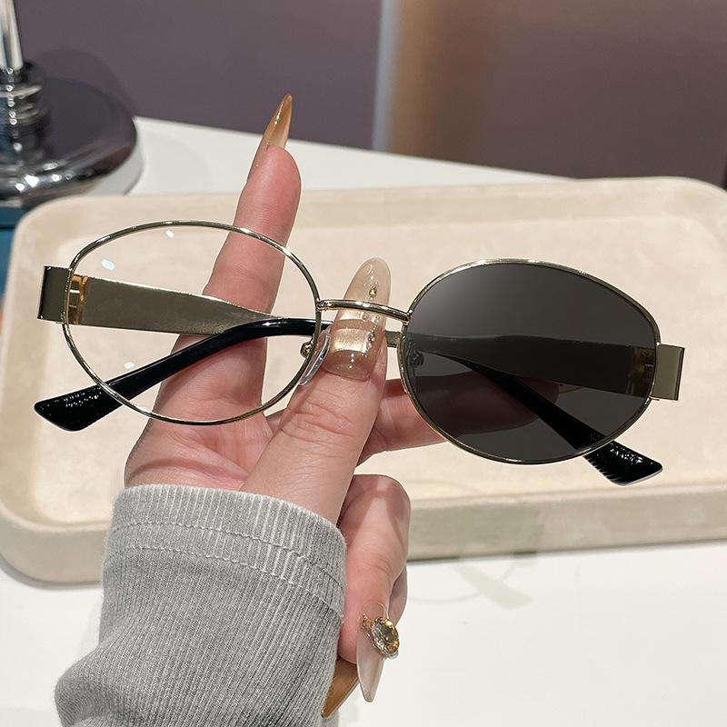 High-End Retro Metal Sunglasses - Celebrity Style European & American Trend UV Protection