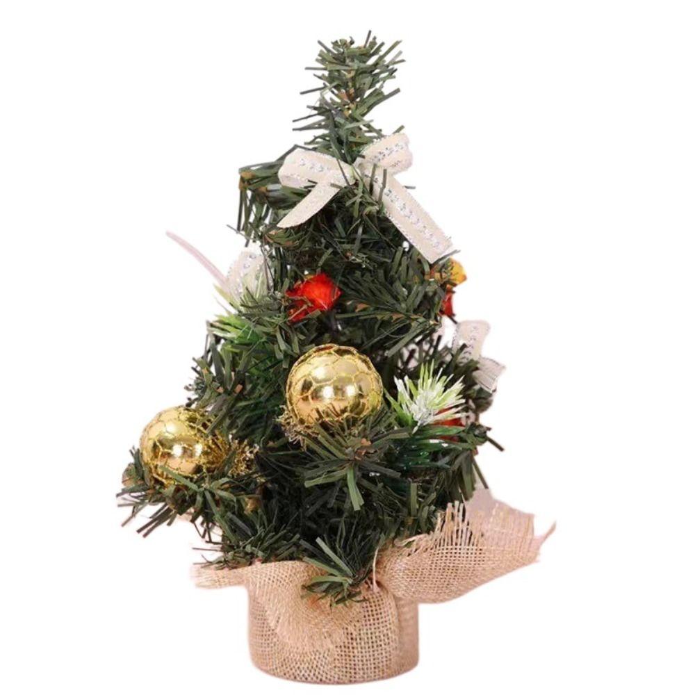 Mini Christmas Tree Ornaments 20cm Christmas Tree Supplies Fashion Desktop Tree Ornaments New Year