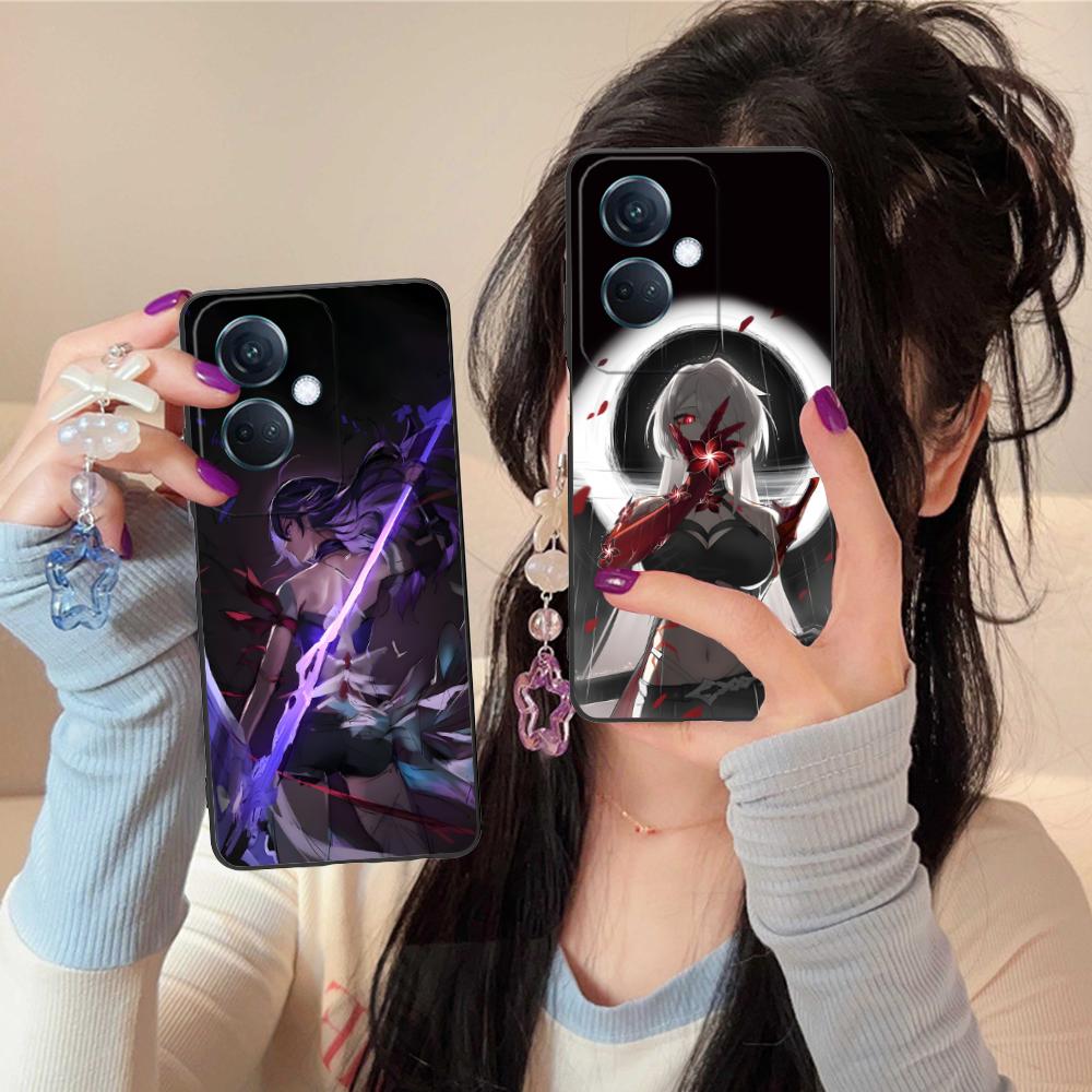 HSR Acheron Matte TPU Mobile Phone Case for OPPO Find X9 X8 X7 X6 X5 X3 X2 Plus s Pro Ultra Lite Colorful Printing Cover