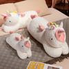 Long Unicorn Body Pillow Ideal For Bedroom Decor And Comfortable Backrest Support