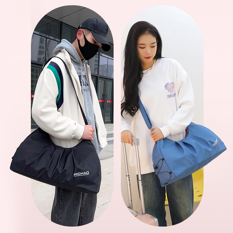 Neue Gepäcktasche, Sporttasche für Kurzstreckenreisen und Fitness, Rucksack mit großem Fassungsvermögen, wasserdicht, im Westernstil, Schultertasche für Damen und Herren