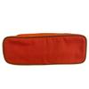 HERMES Zipper Cosmetics Pouch Bolide Vanity cotton Pouch MM Pouch Orange cotton Used
